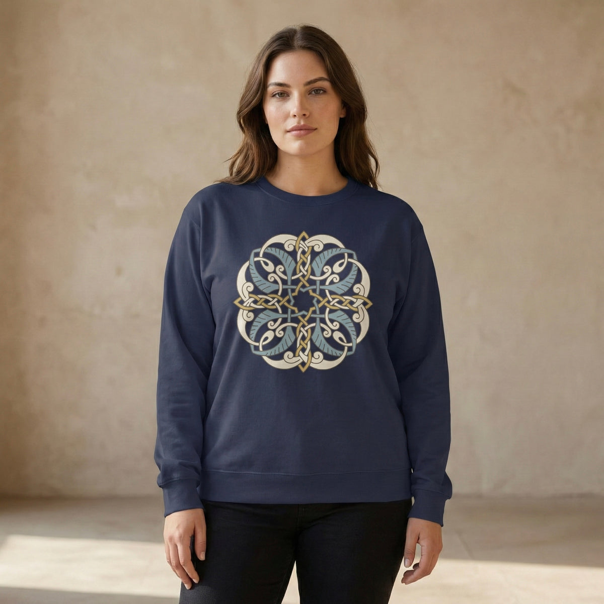 Crowned Convergence — Unisex Premium Sweatshirt