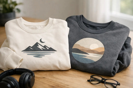 Graphic Sweatshirts With Quiet Visual Weight