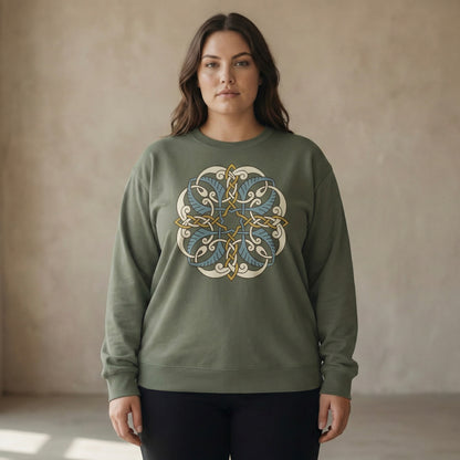 Crowned Convergence — Premium Sweatshirt